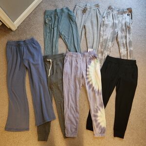 Bundle Womens Juniors Joggers Lounge Pants Hollister XS Small
